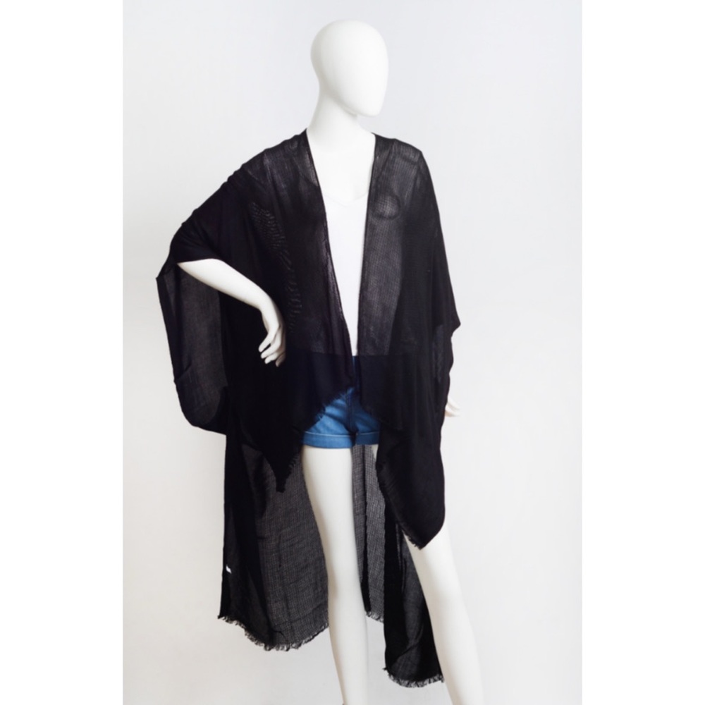 LAST 1 NEW Beautiful High Low Kimono Cardi - Picture 6 of 6